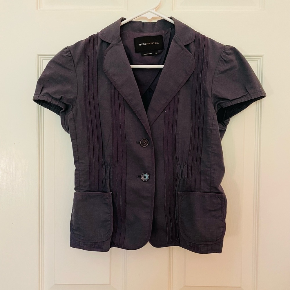 BCBG cap-sleeve jacket